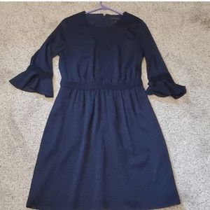 Banana republic navy polka dot dress sz 6
